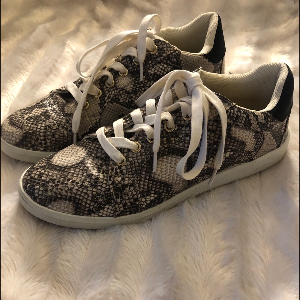 Boutique snakeskin sneakers